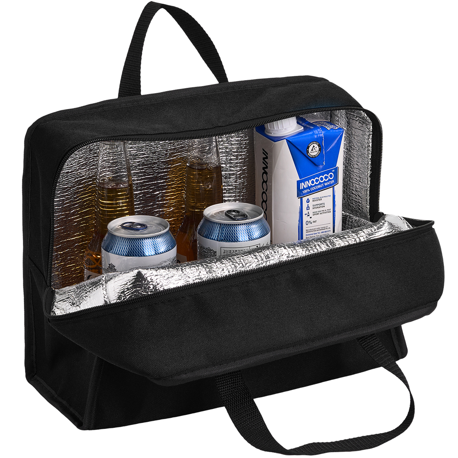 600D Insulated Slim Lunch Bag with Double Handles 2