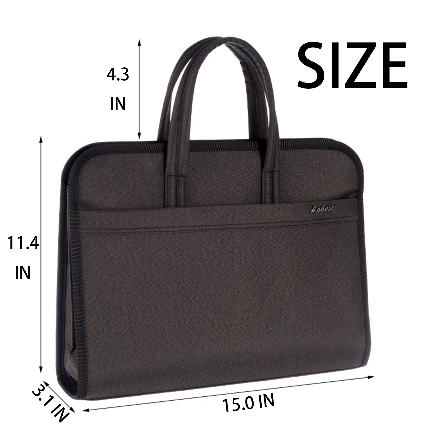 Oxford Large capacity business commuter computer bag 2