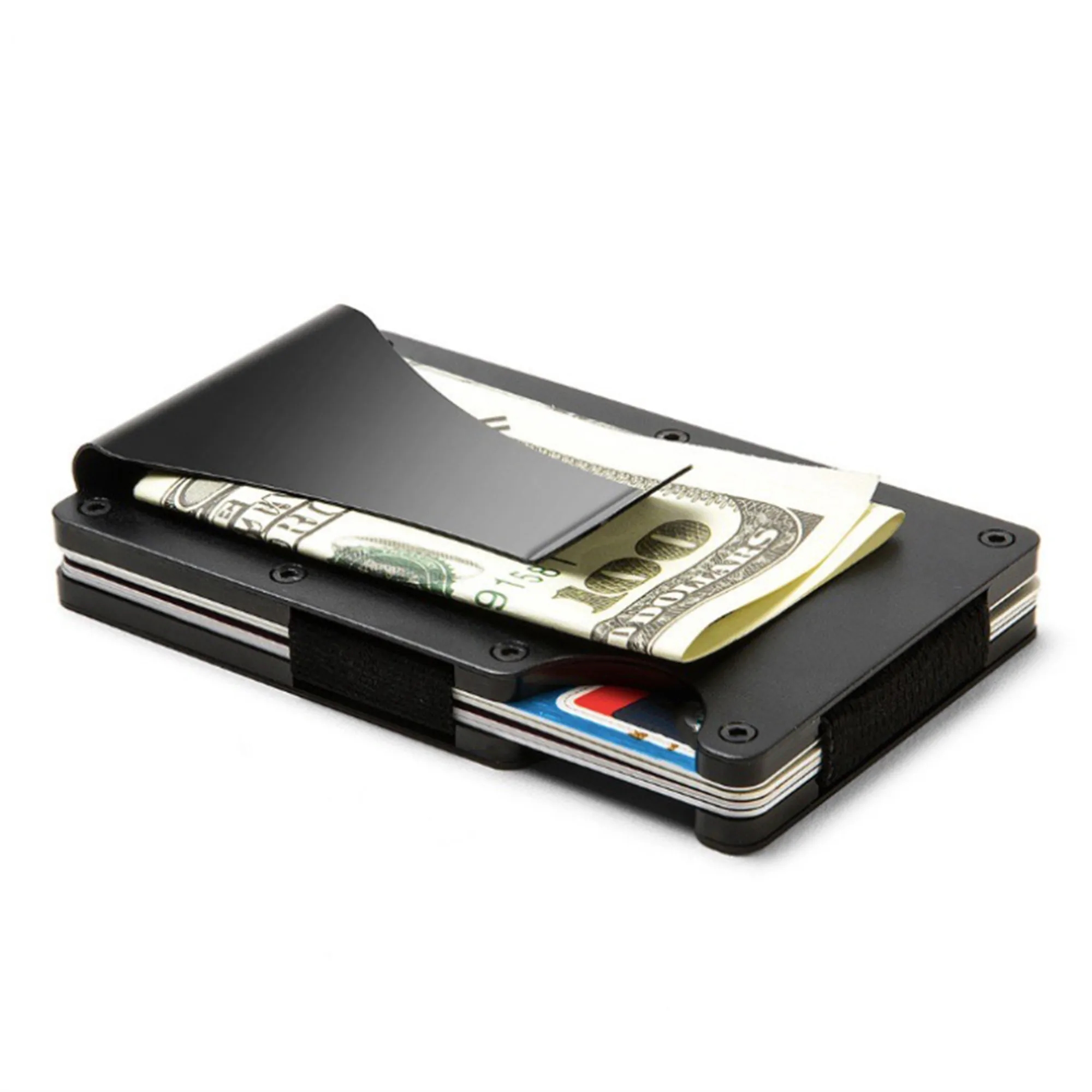 Aluminum Alloy Wallet RFID Blocking Anti-theft Card Holder 3