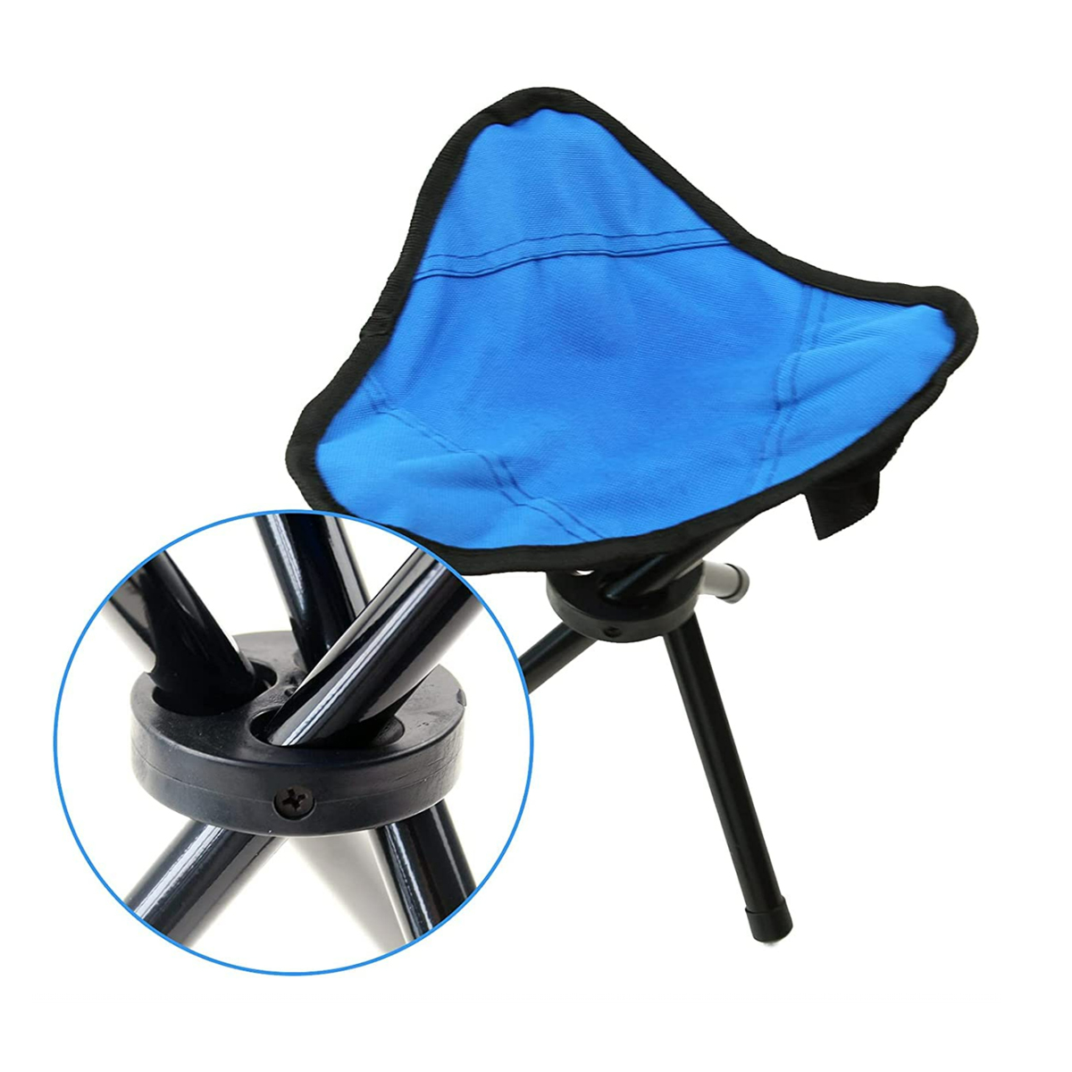 Portable 3 Legged Folding Camp Stool 10