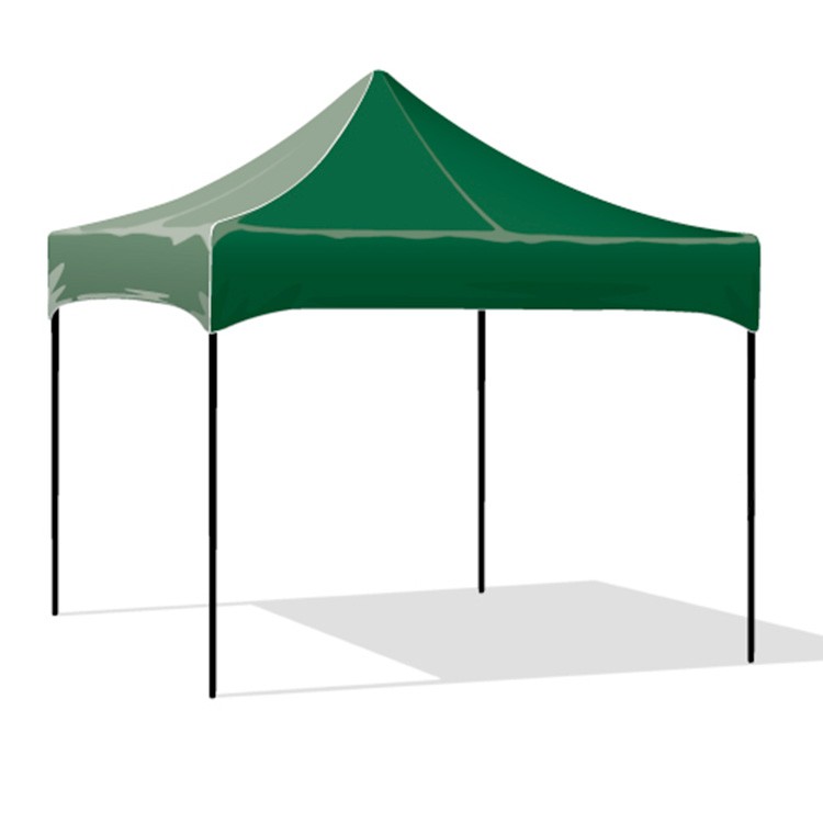 10x10 Canopy plain green top 1