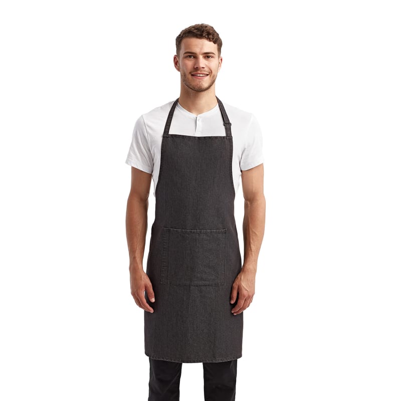 Artisan Collection By Reprime Unisex 'Colours' Recycled Bib Apron With Pocket 54