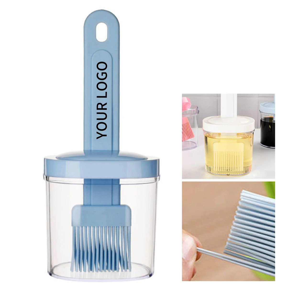 Silicone Basting Brush with Oil Dispenser 1