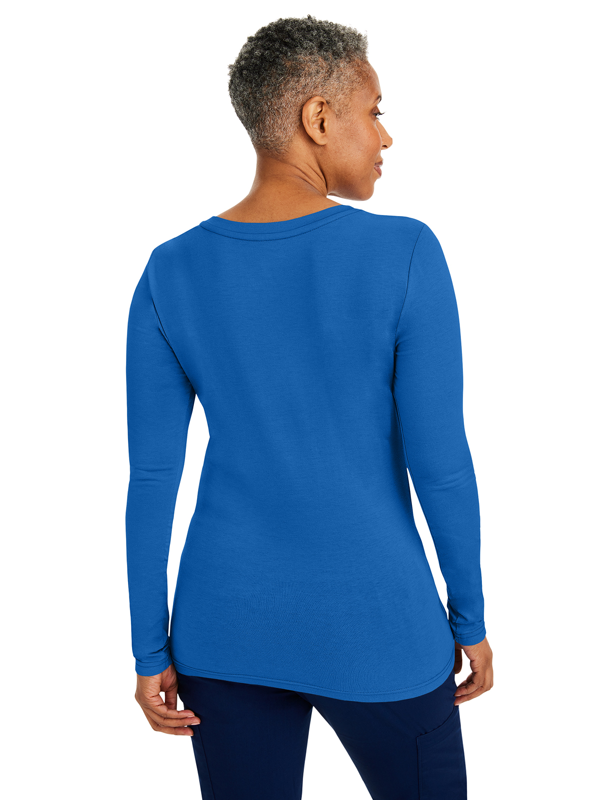Healing Hands - HH Knits - Women's Pocketless Melissa Long Sleeve Underscrub Tee 34