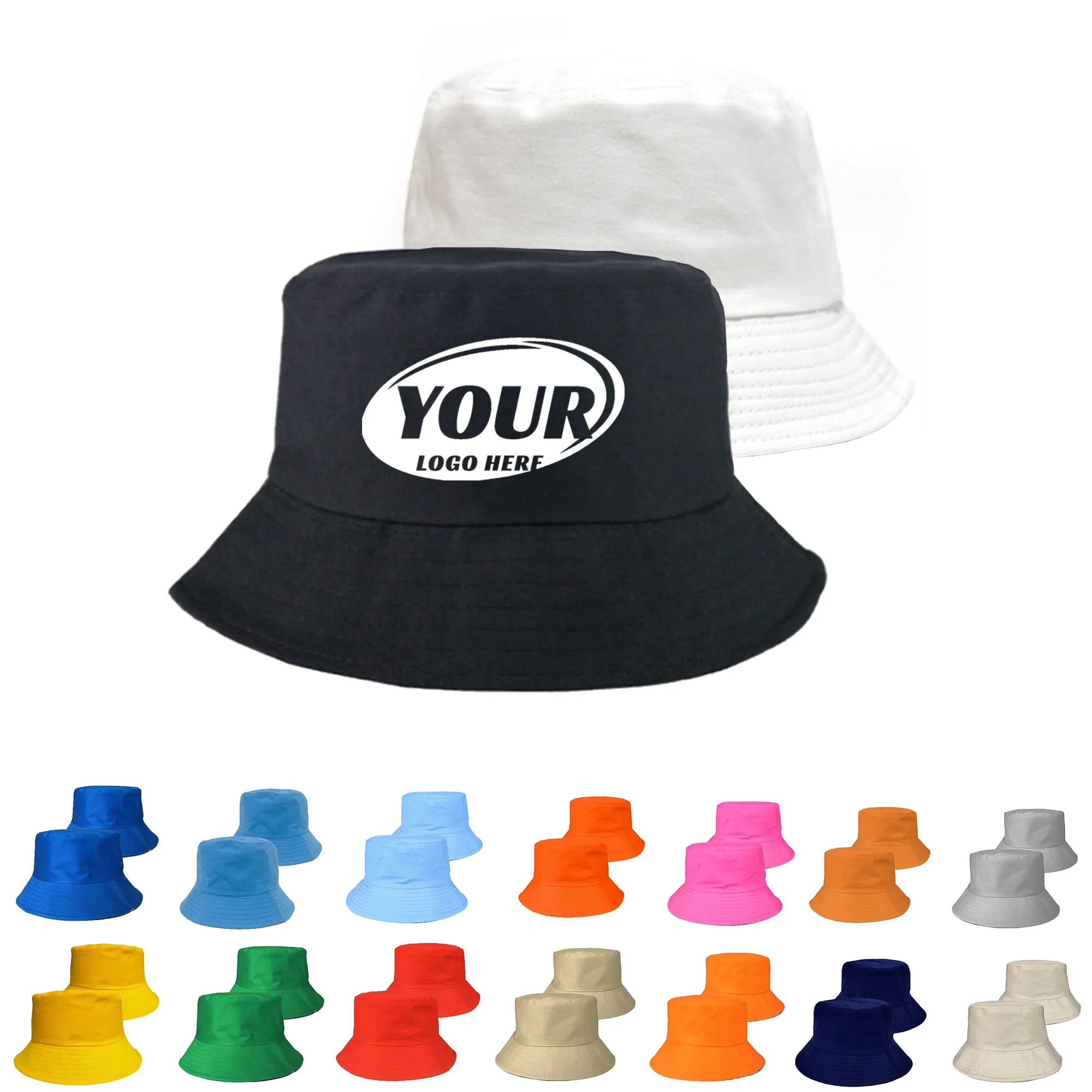 Cotton Fisherman Bucket Sun Hat 4