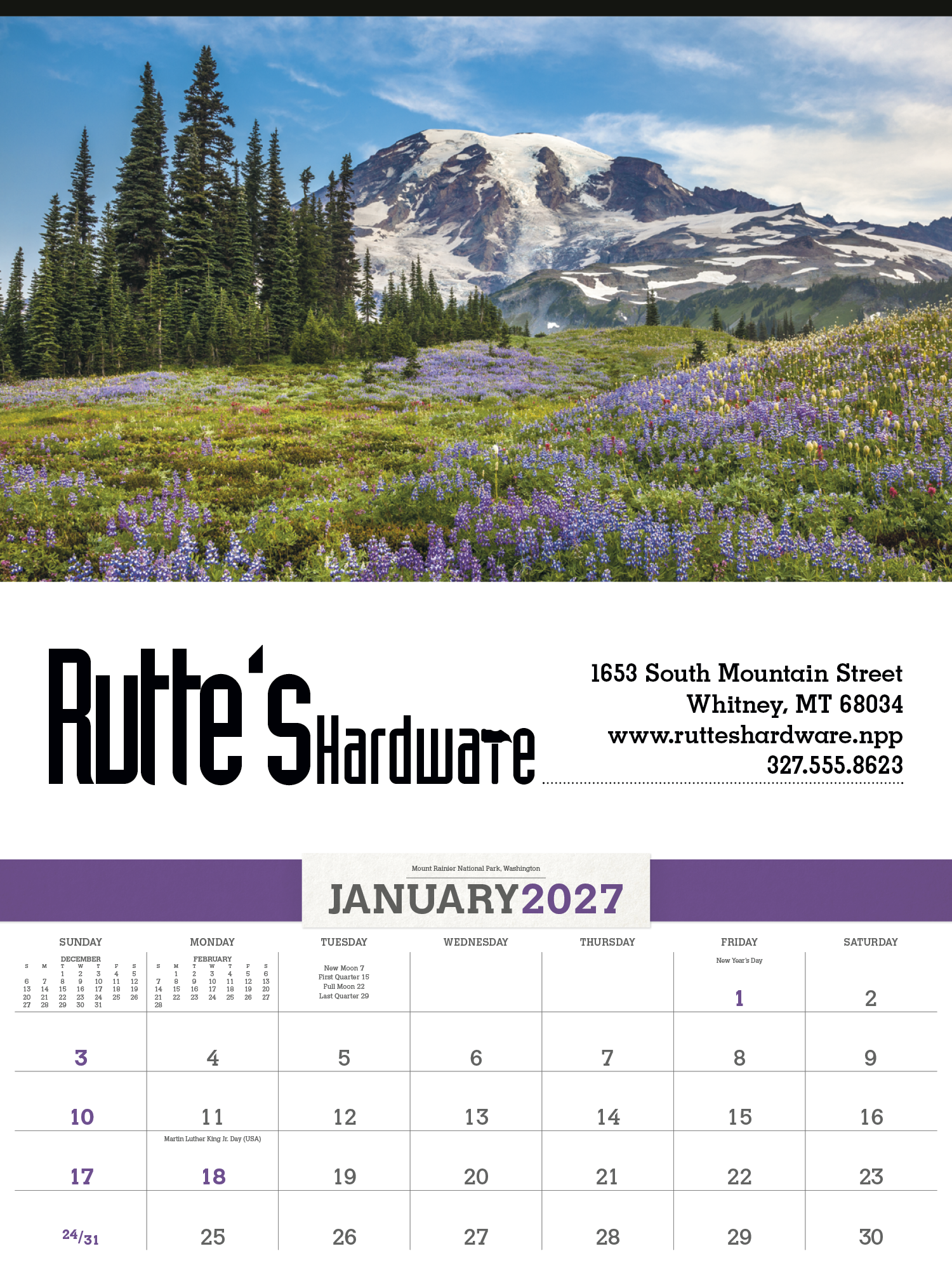 Triumph® Calendars American Splendor with Date Blocks Calendar 31