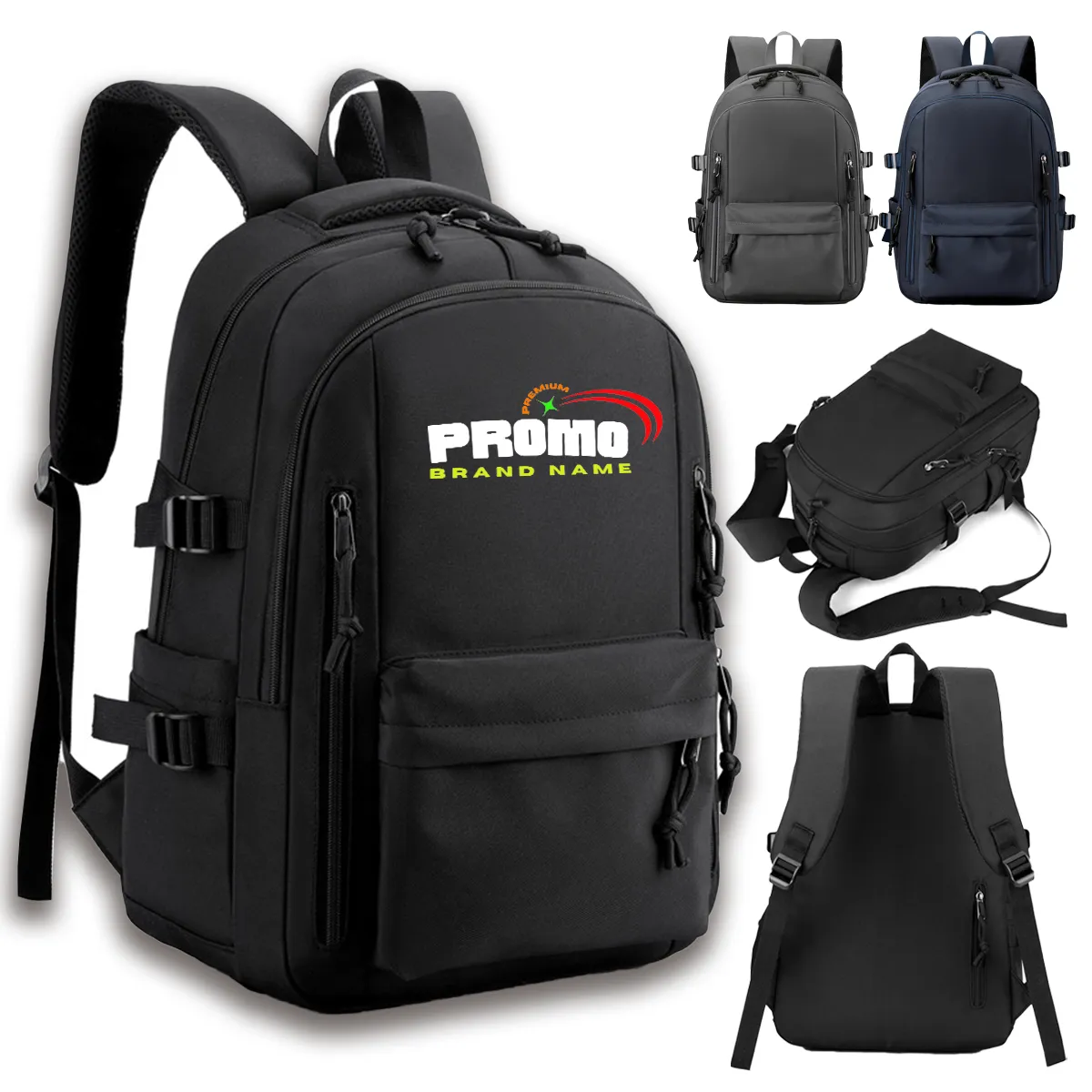 Large Capacity Travel Book Bag Laptop Backpack 3