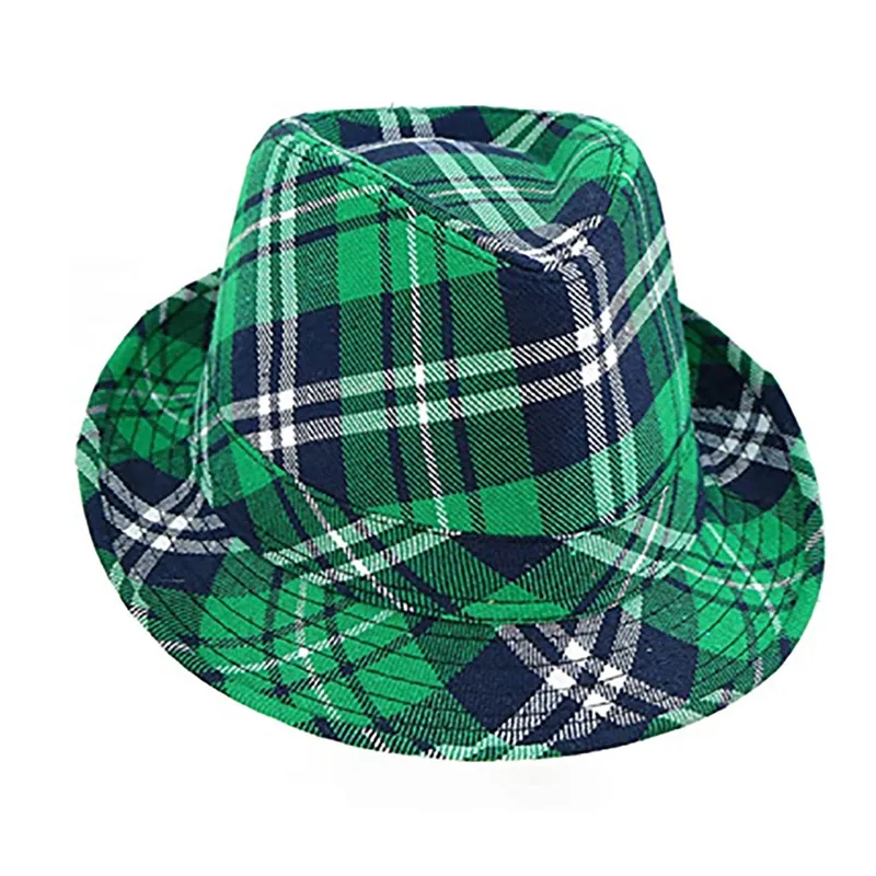 St.Patrick Day Fedora Hats for Men 4