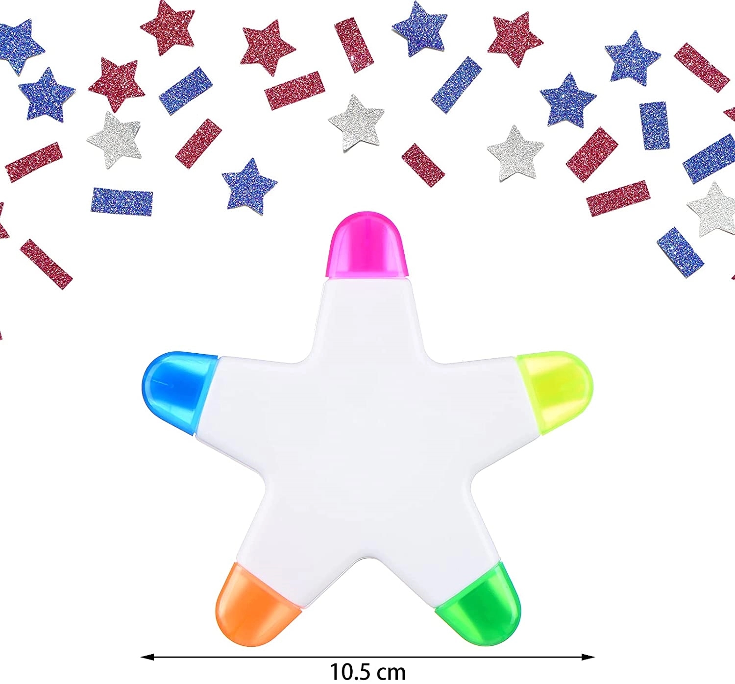 Star Shaped Five Colors Highlighter 4
