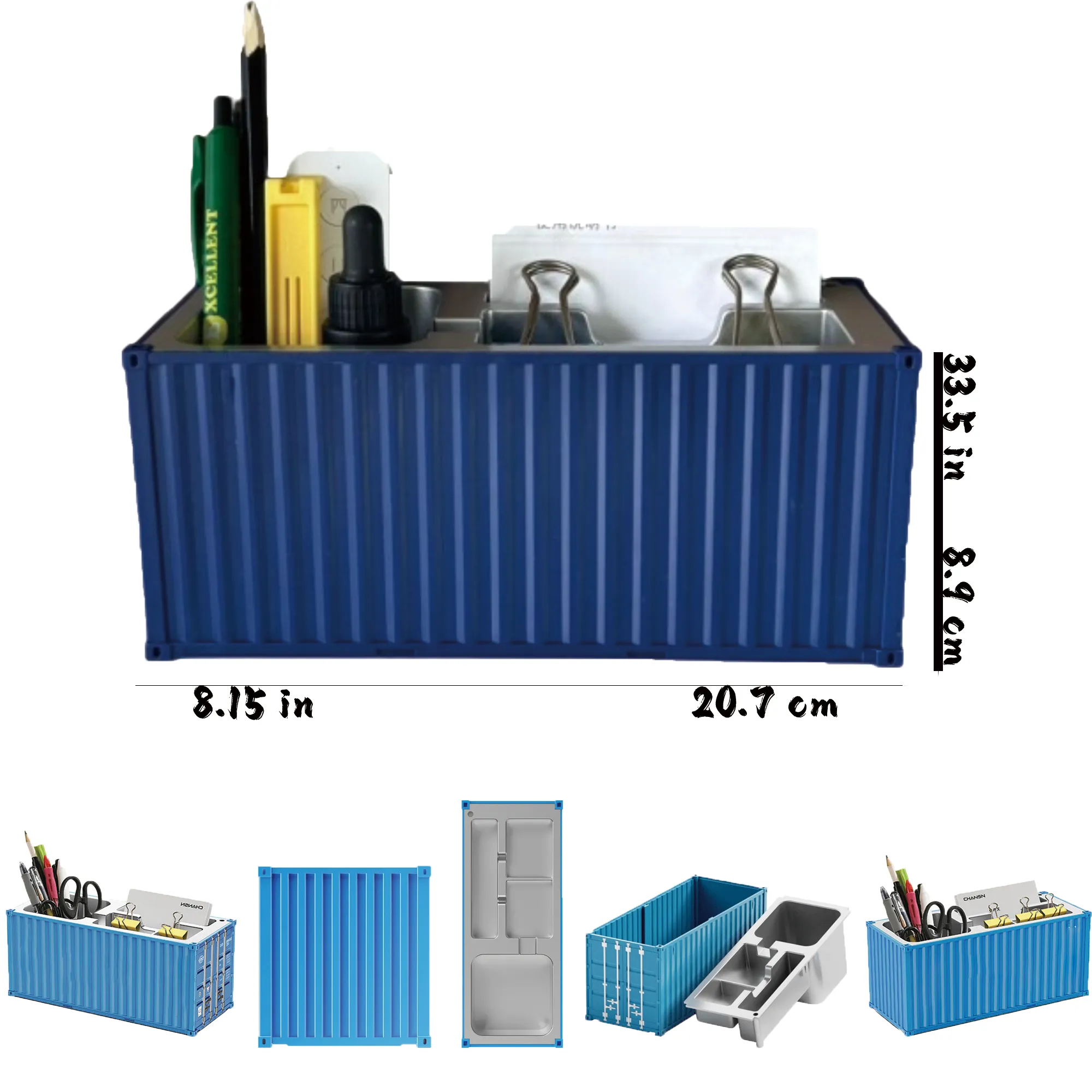 Creative Container-Shaped Desktop Organizer 4