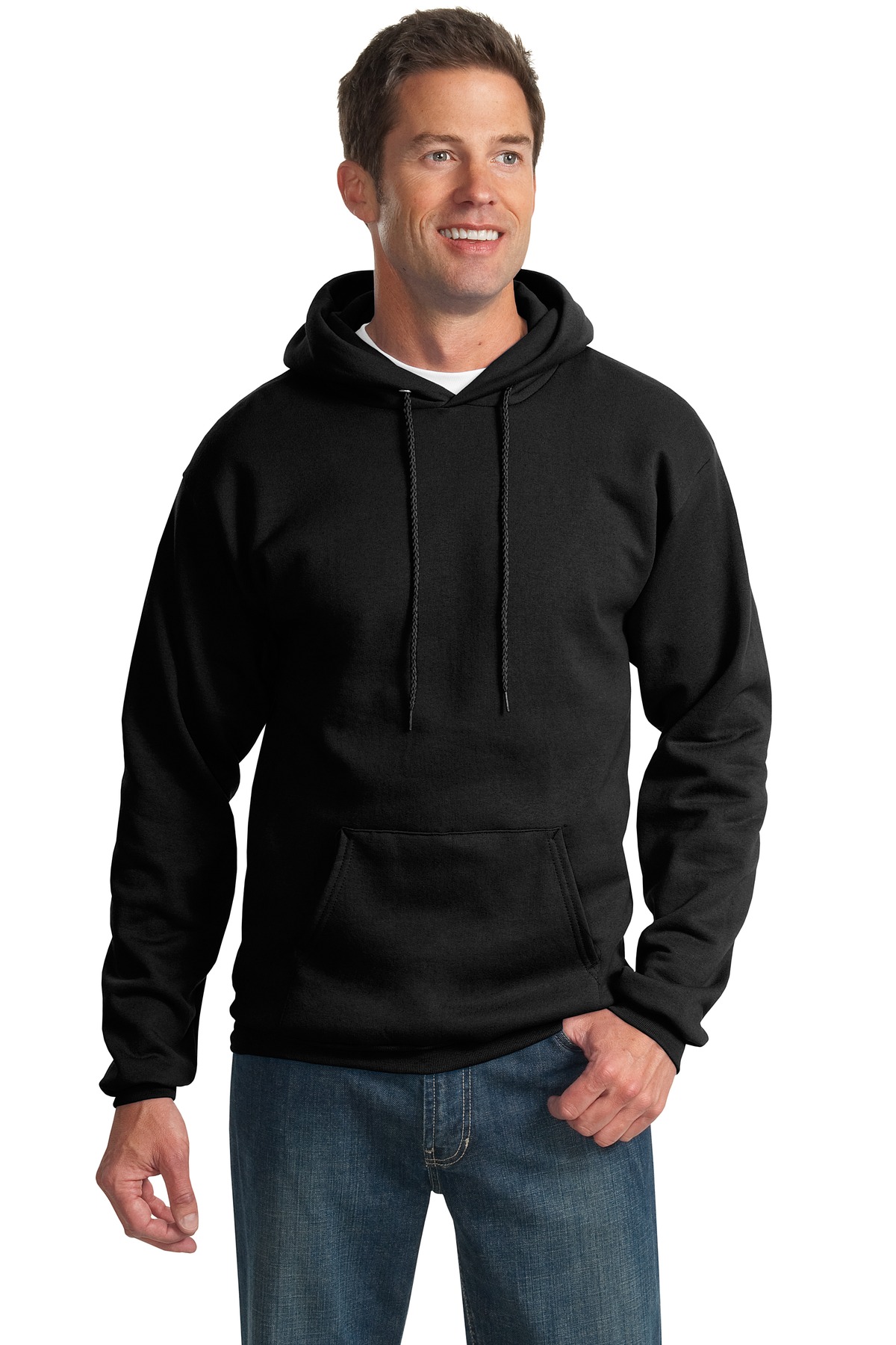 Port & Company® Essential Fleece Pullover Hooded Sweatshirt, custom hoodie or sweatshirt with logo imprint 3
