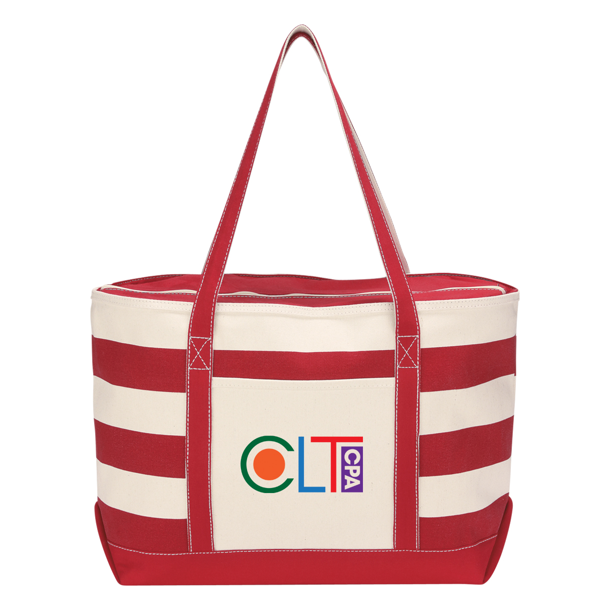 18 Oz. Cotton Canvas Nautical Tote Bag 6