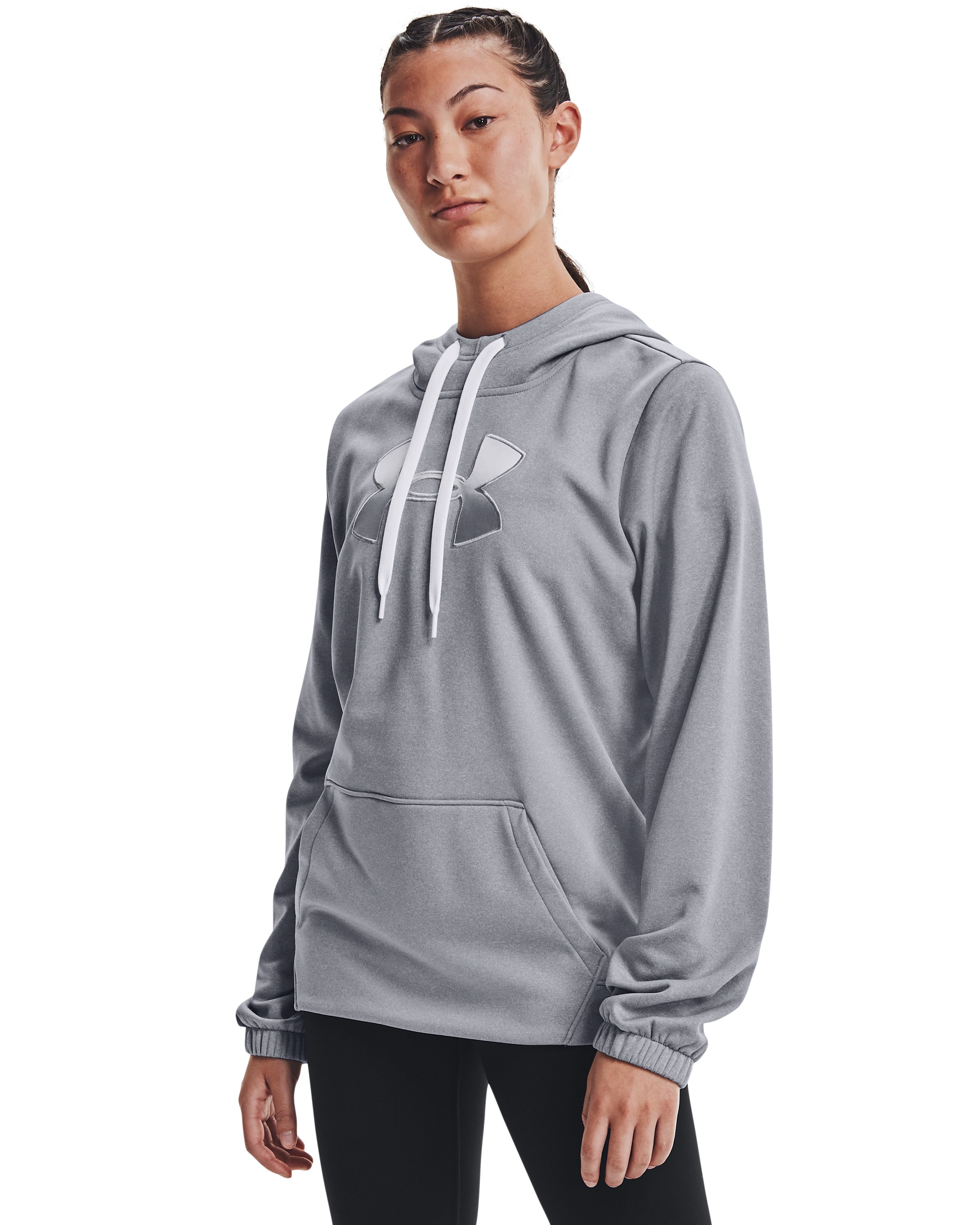 Women's Armour Fleece Big Logo Gradient Flock Hoodie 2