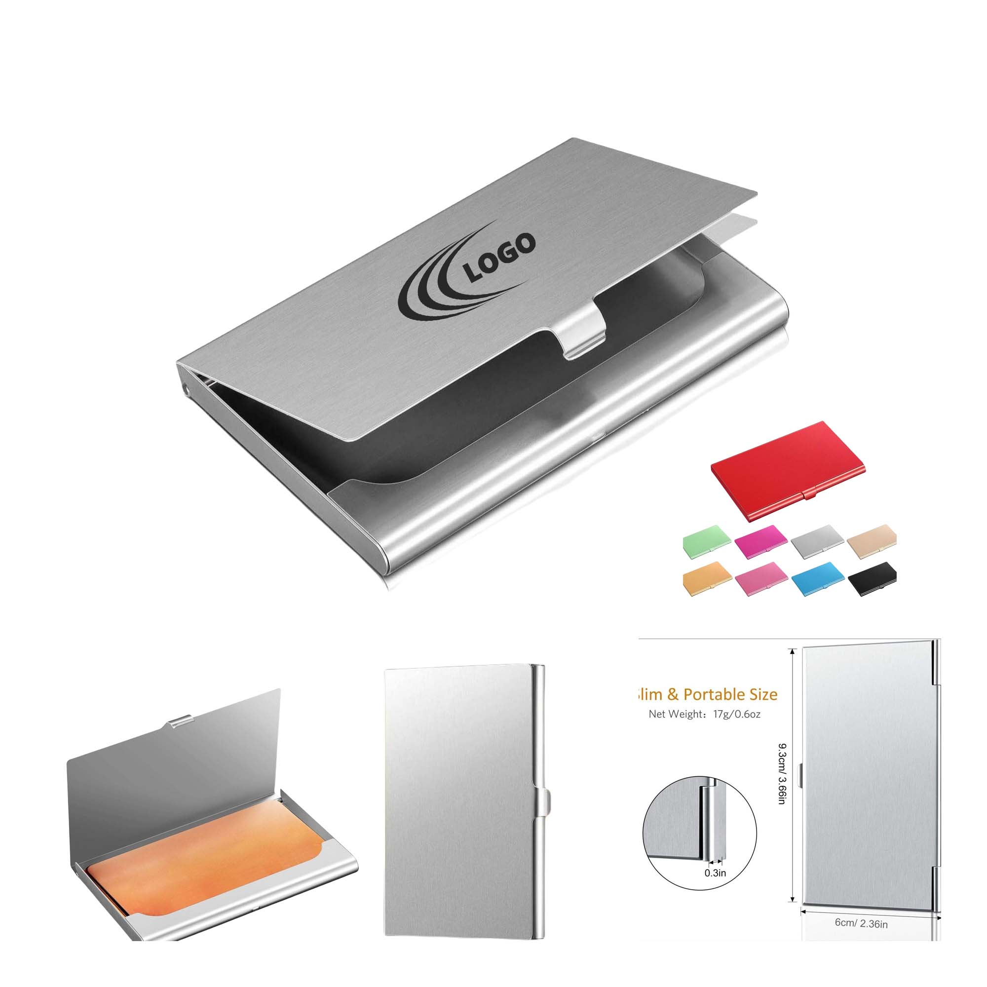 Aluminum Alloy Business Card Case 2