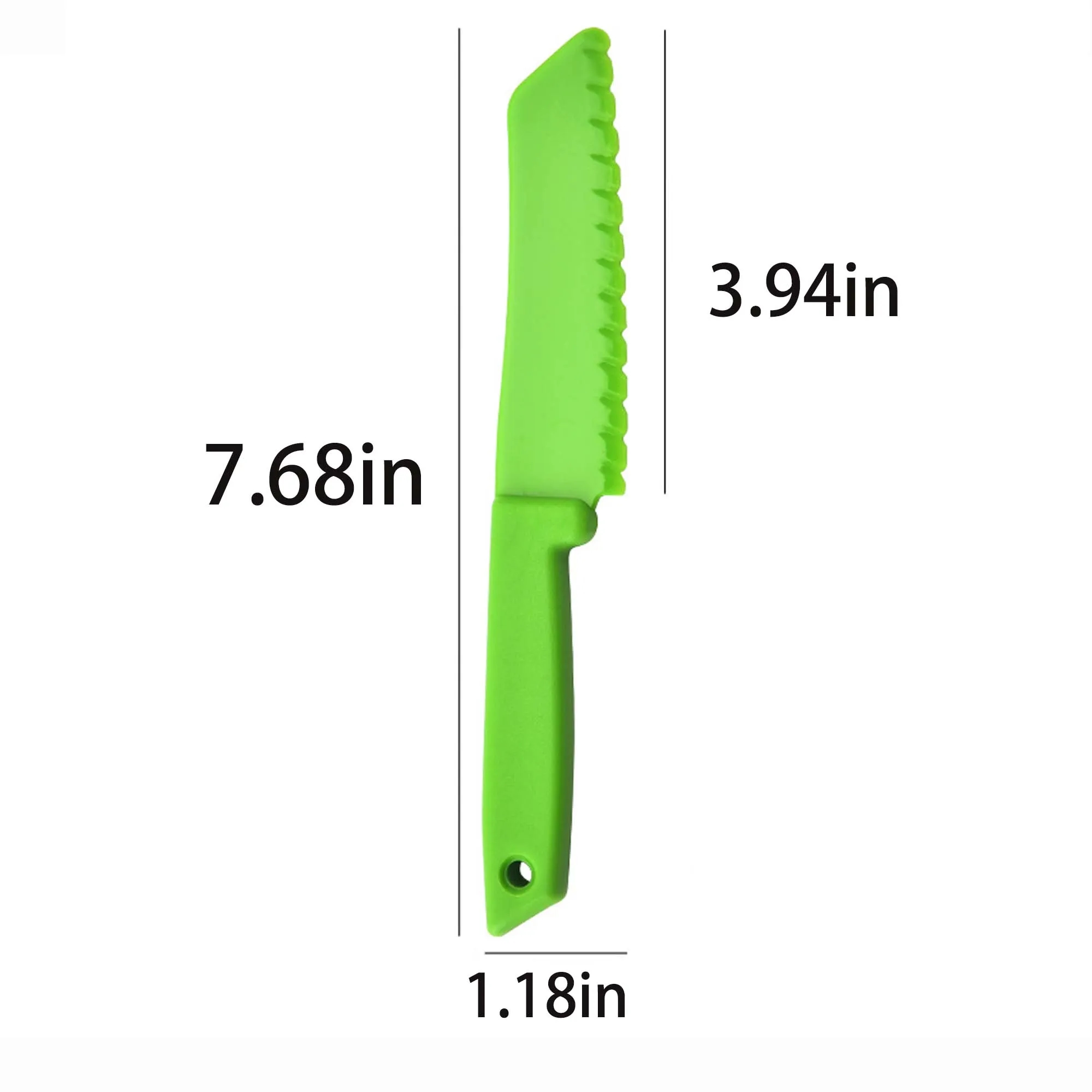 Kid Serrated Plastic Cake Knife 5