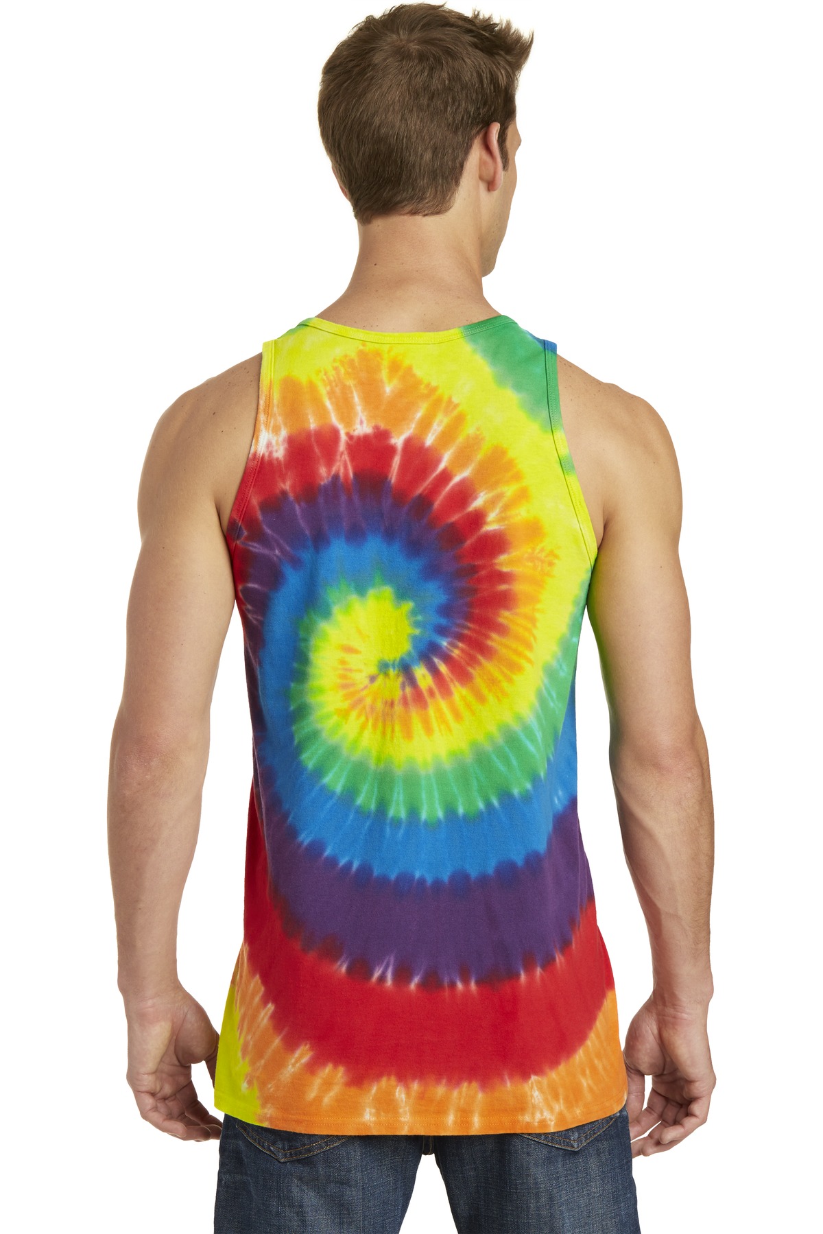 Port & Co Tie-Dye Tank Top. PC147TT 16