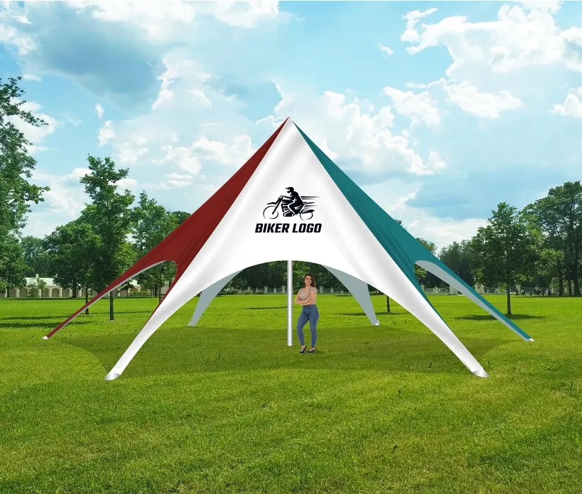39' Single Pole Star Tent 4