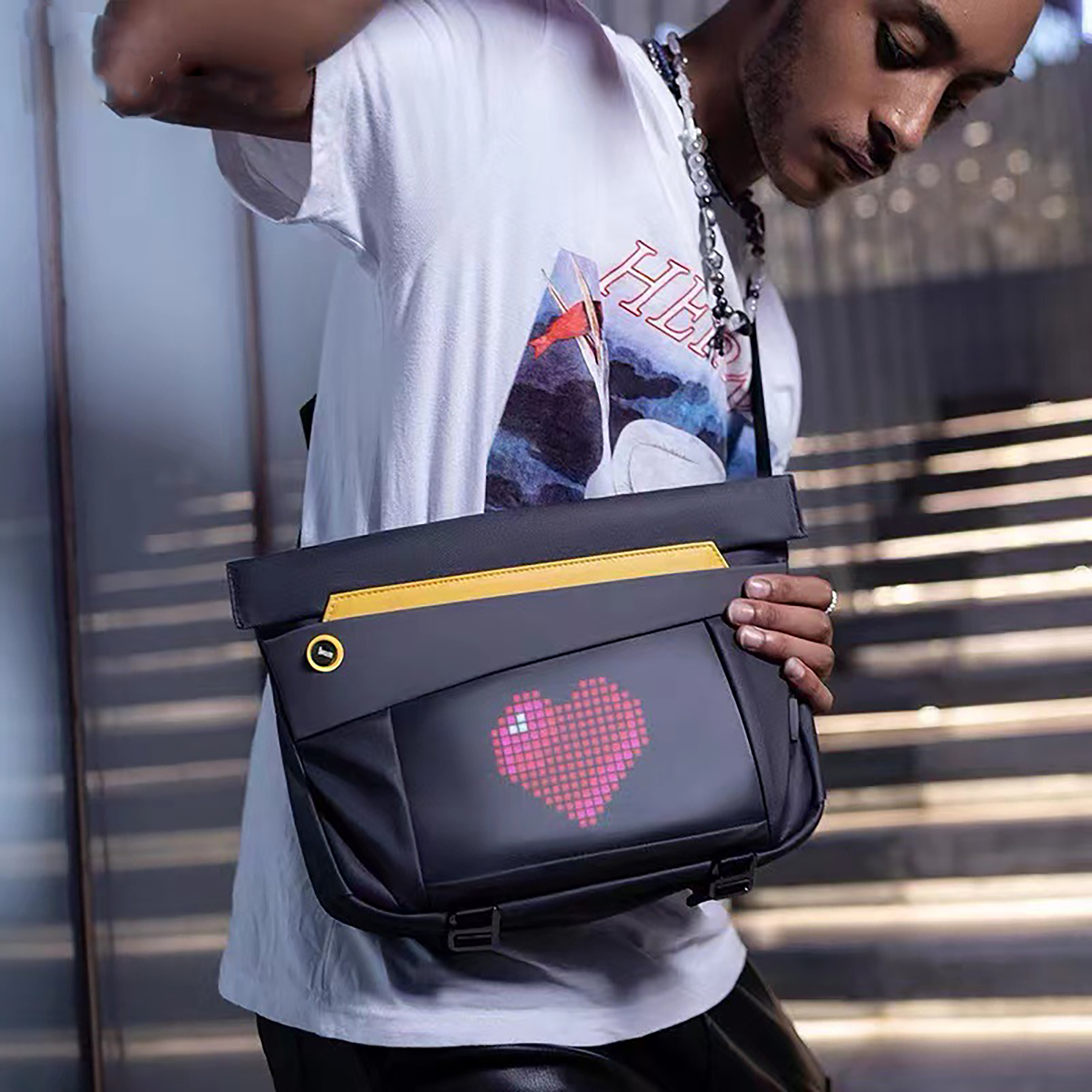 LED Display Smart Crossbody Bag 6