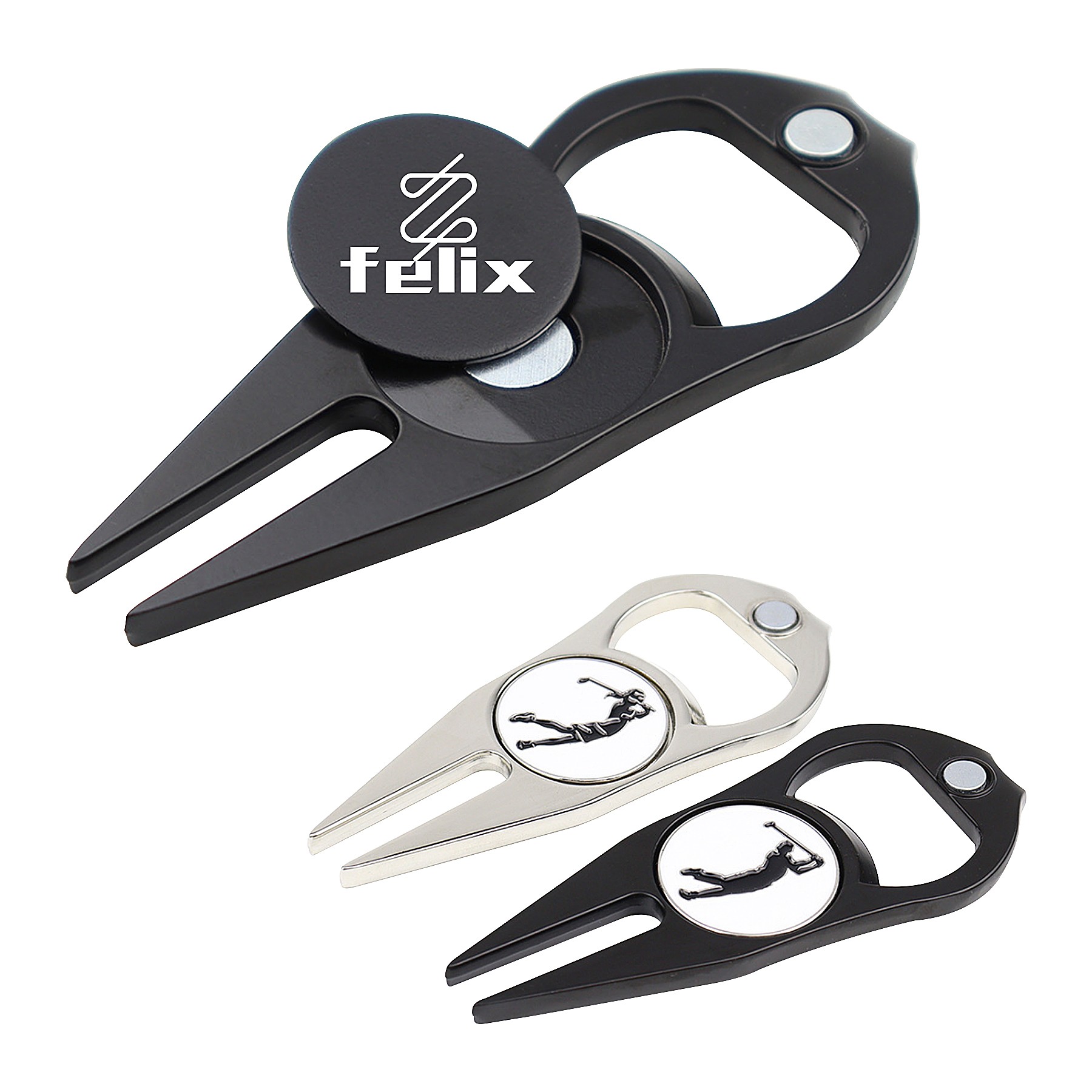Hat Trick Openers 6-in-1 Golf Divot Tools 1