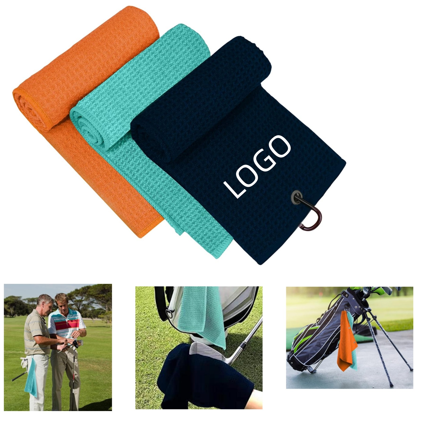 15.7 x 15.7 Inches Fun Golf Towel 1