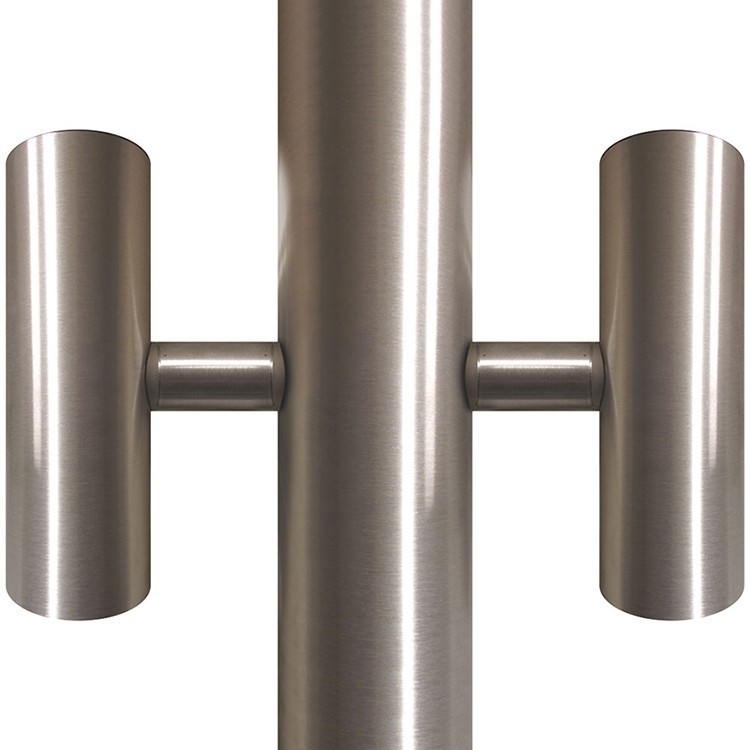 Silver Flagpole Tunnel Lights - for 8" Diameter Pole 2