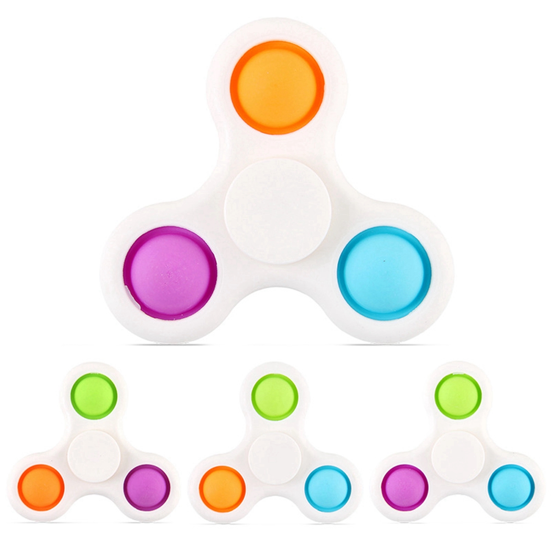 Push Pop Rotatable Fidget Spinner Toy 3