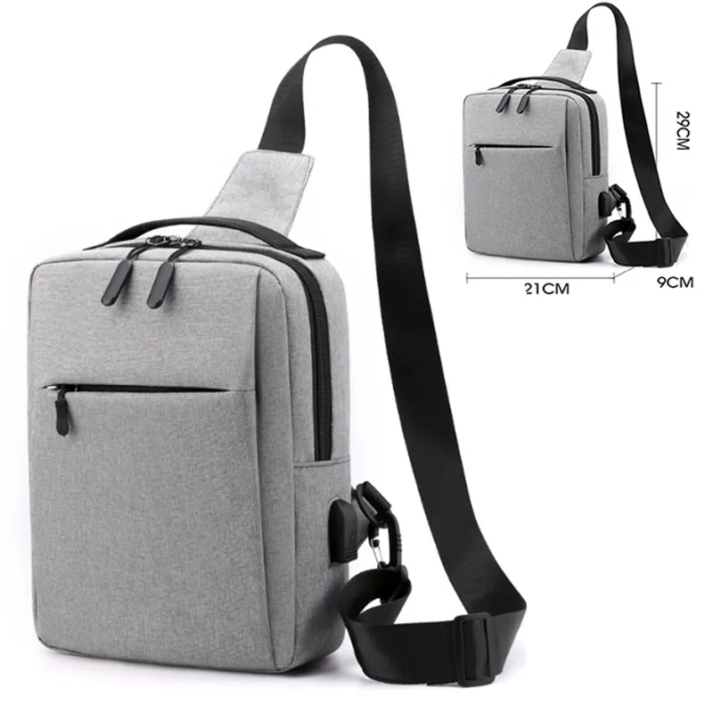 Waterproof Crossbody Bag With USB Charging Port 6