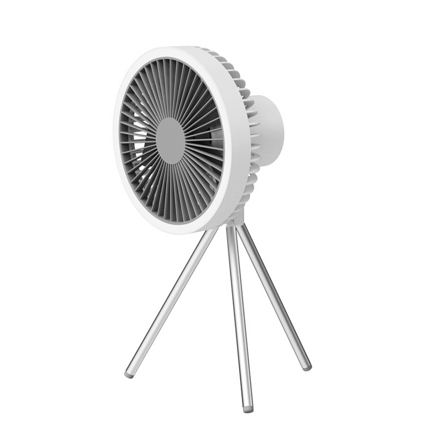Electric Fan Tripod Portable with Lights 2