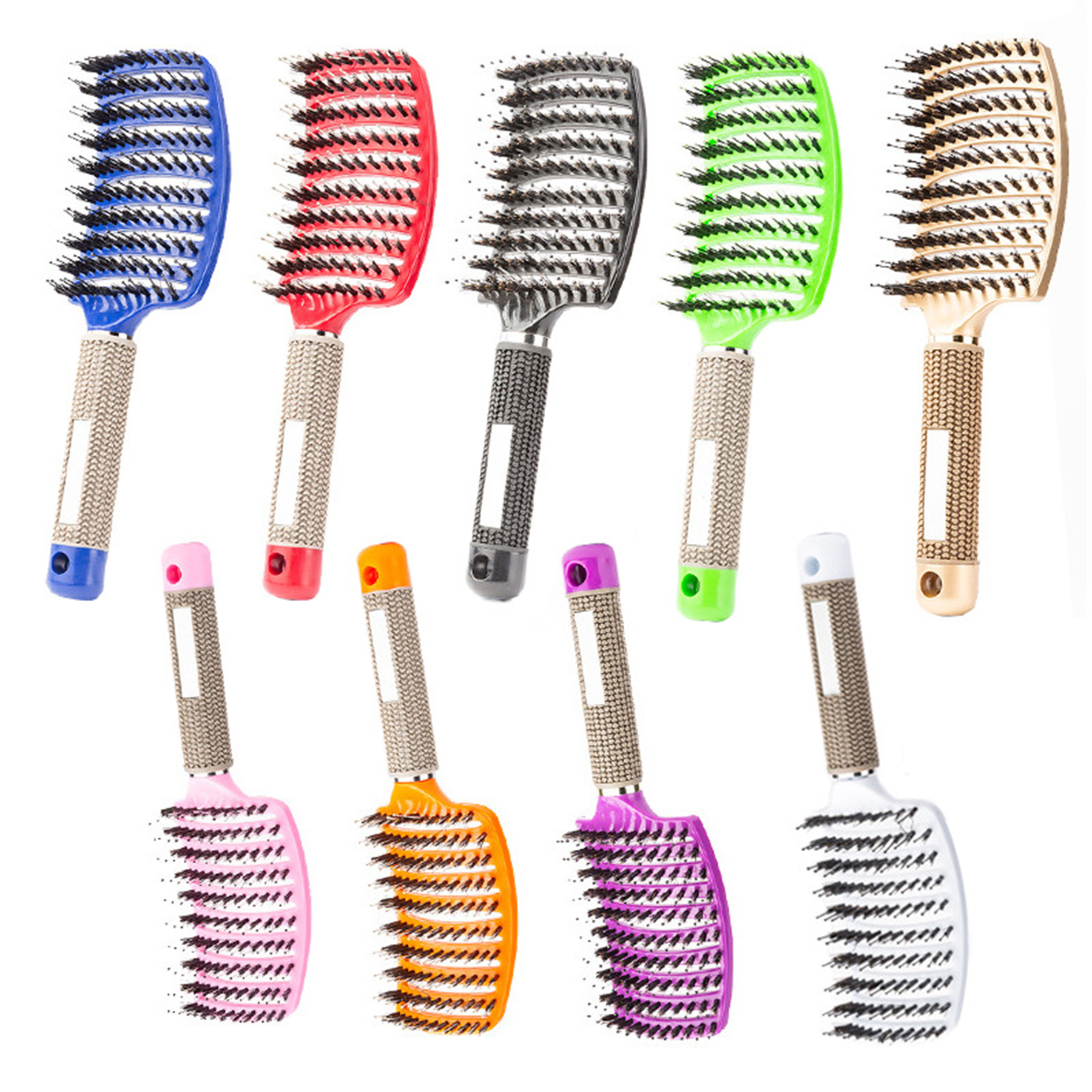 Professional Curved Vent Styling Hair Brushes 2