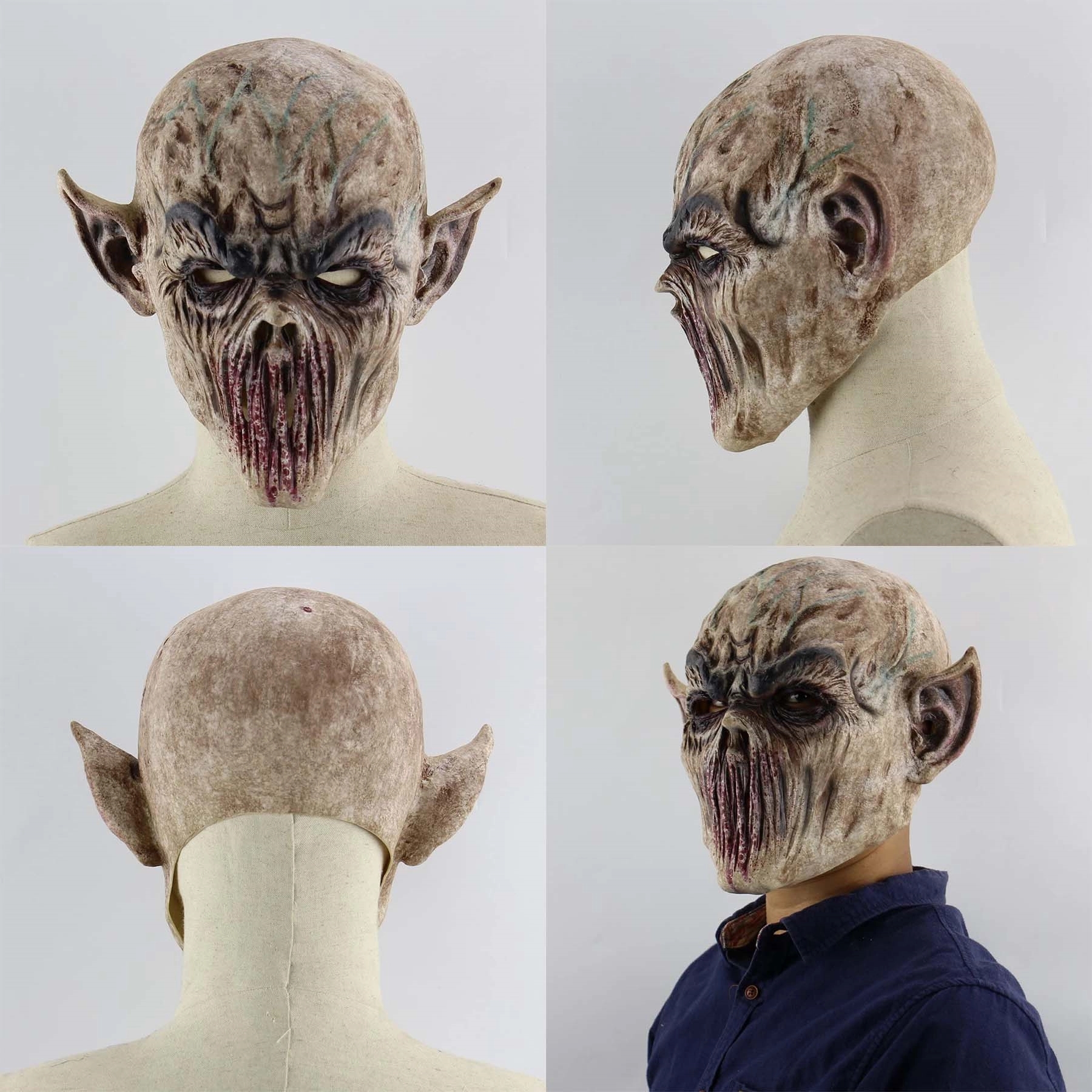 Horror Devil Zombie Halloween Decorative Mask 3
