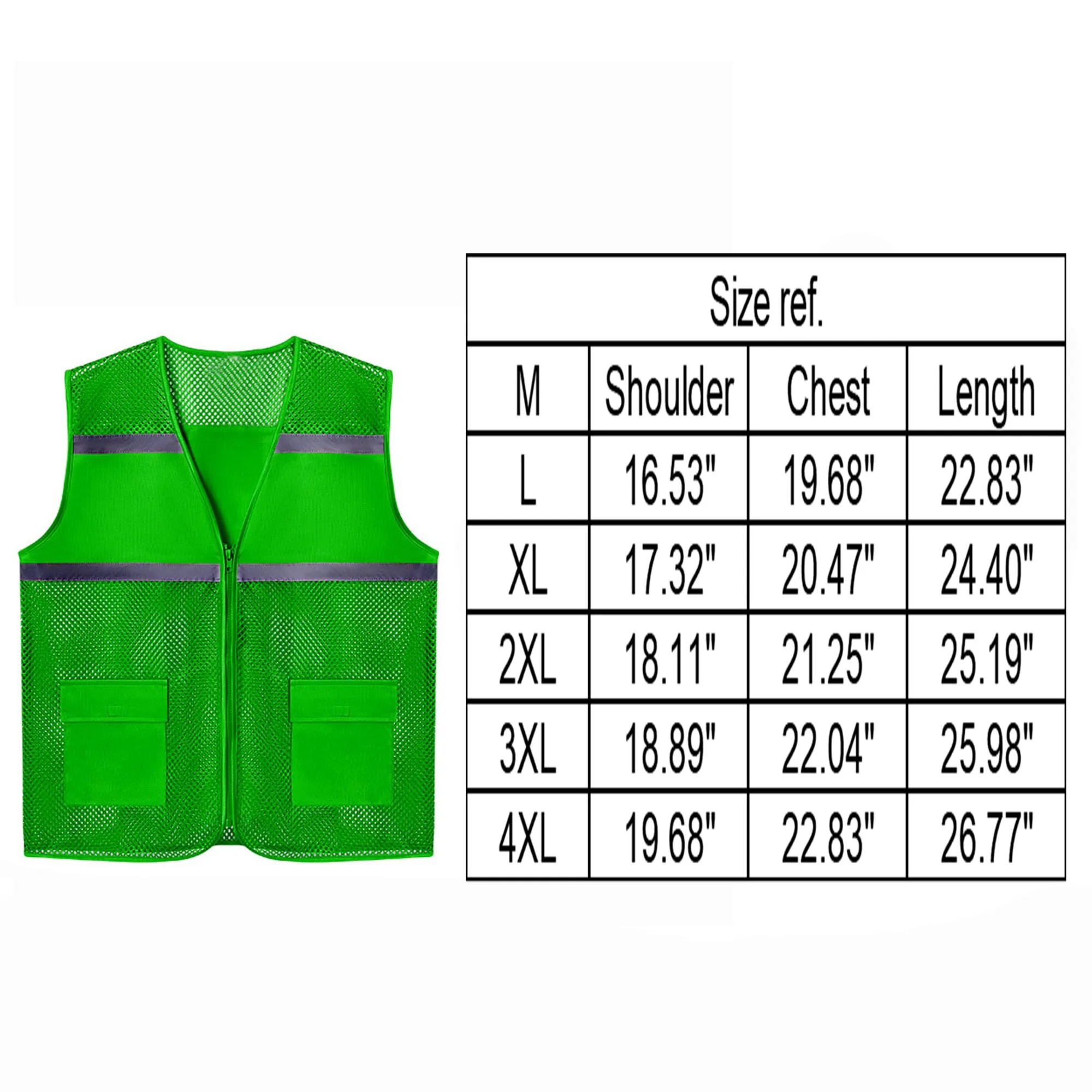 Reflective High Visibility Mesh Vest 11