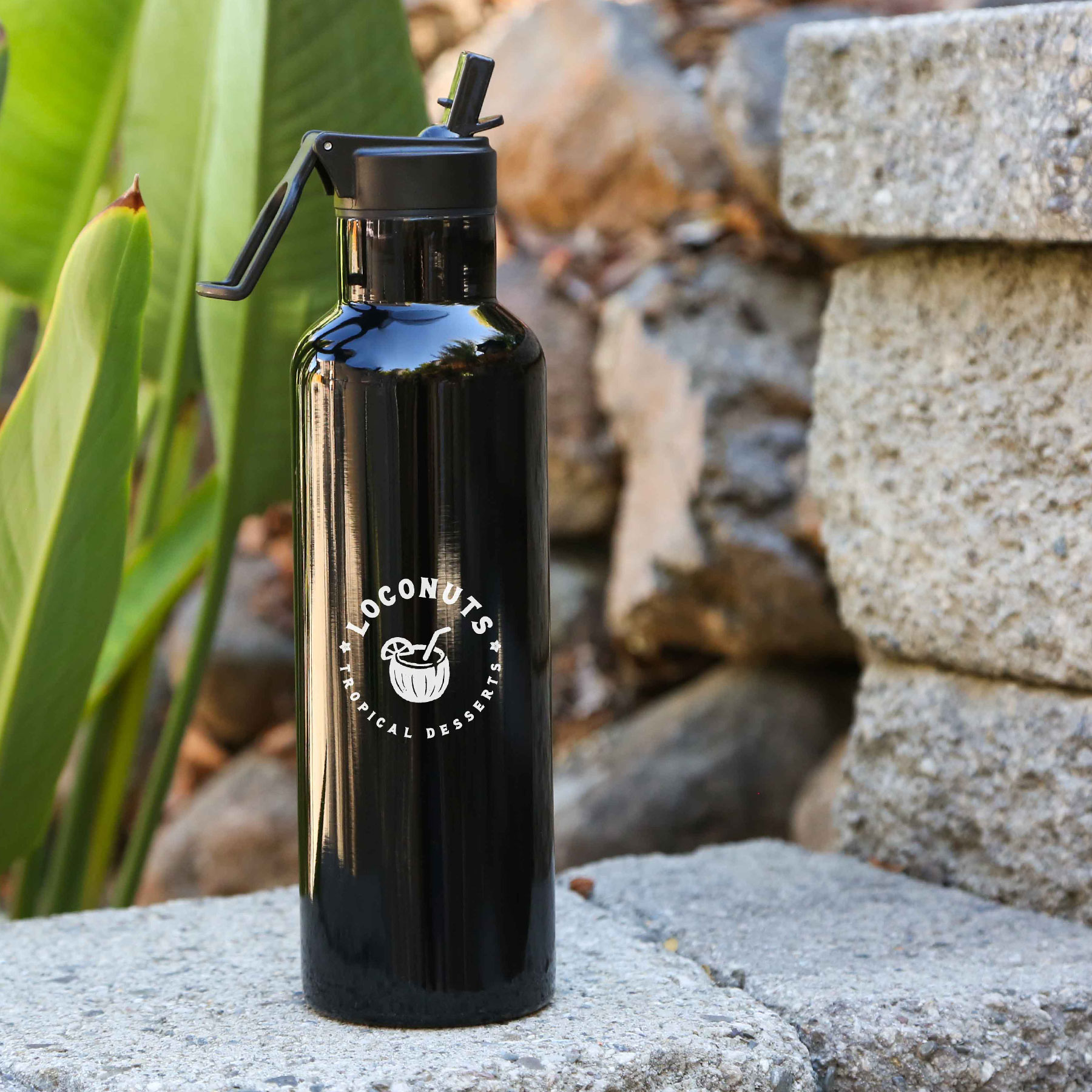 Balsam 750 Ml. (25 Fl. Oz.) Bottle With Flip Straw, custom water bottle with logo imprint 6