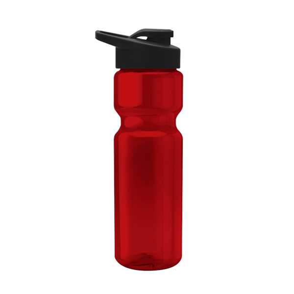 Blazer 28oz Transparent Bike Bottle w/Drink-thru Lid 2776