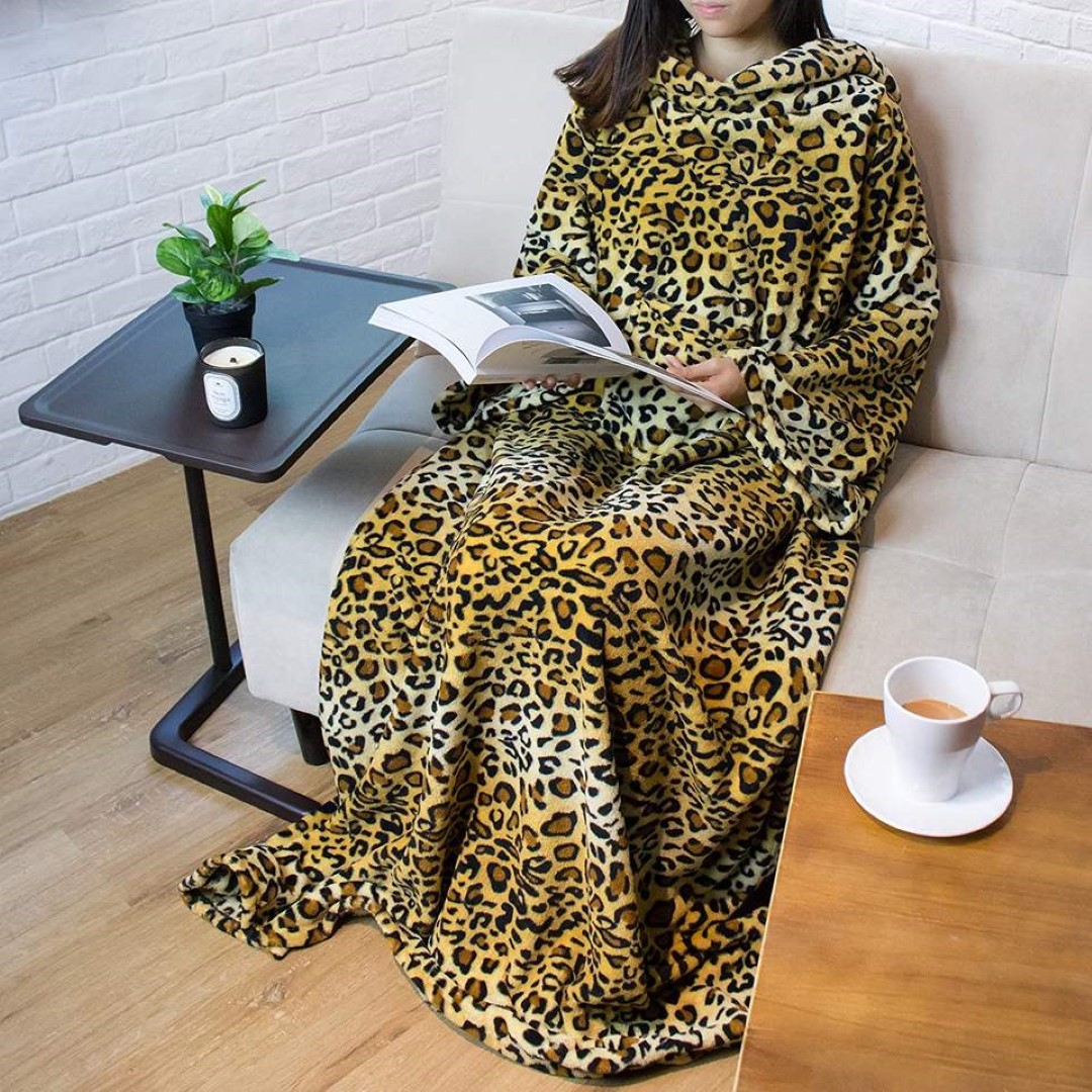 Wearable Blanket with Long Sleeves 7