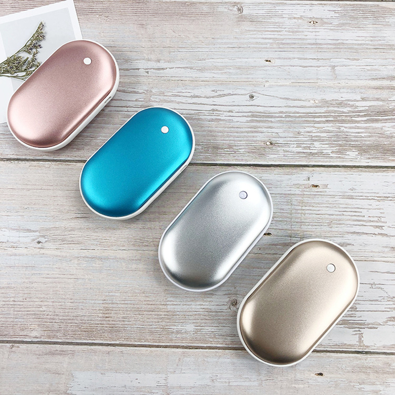 2 in 1 Portable USB Electric Handwarmer 5000mAh Powerbank 6
