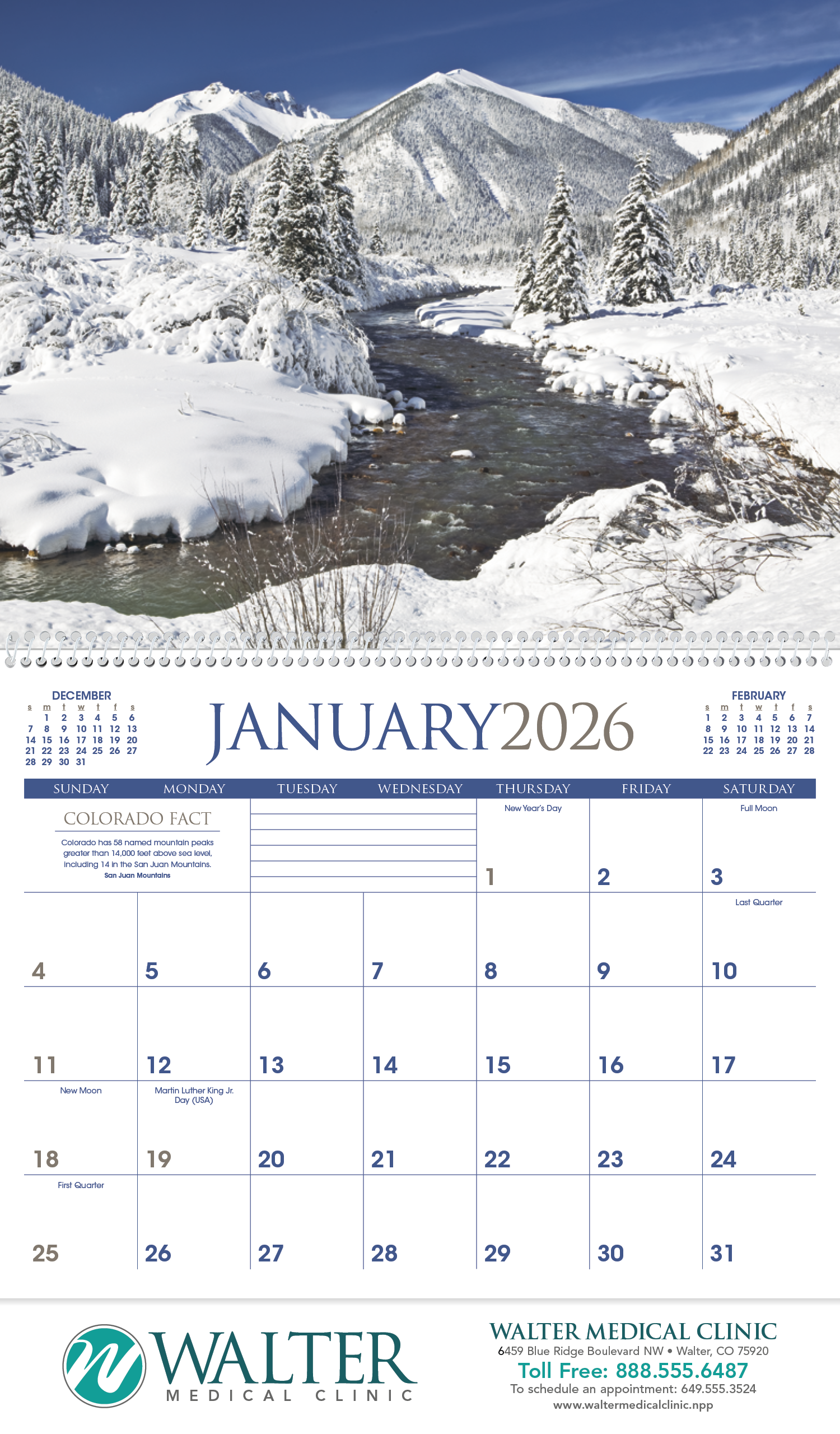 Triumph® Calendars Colorado Calendar 6