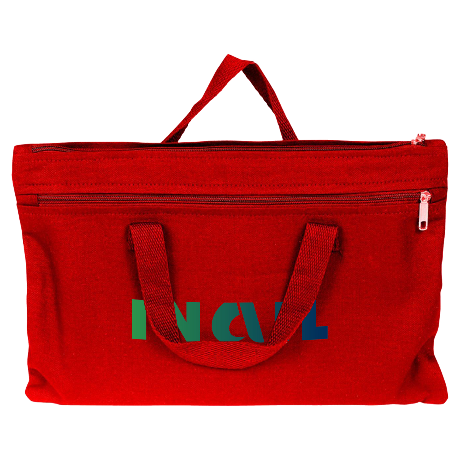 100% Cotton Canvas Document Bag USA Decorated (15.5" x 10") 2