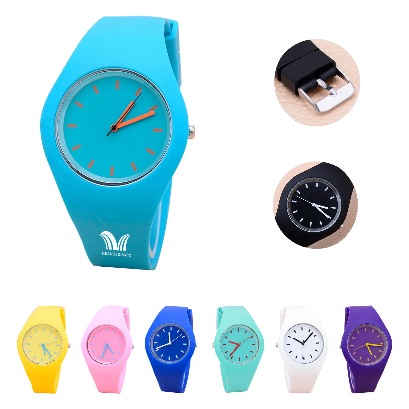 Silicone Watch Candy Color Ladies 2