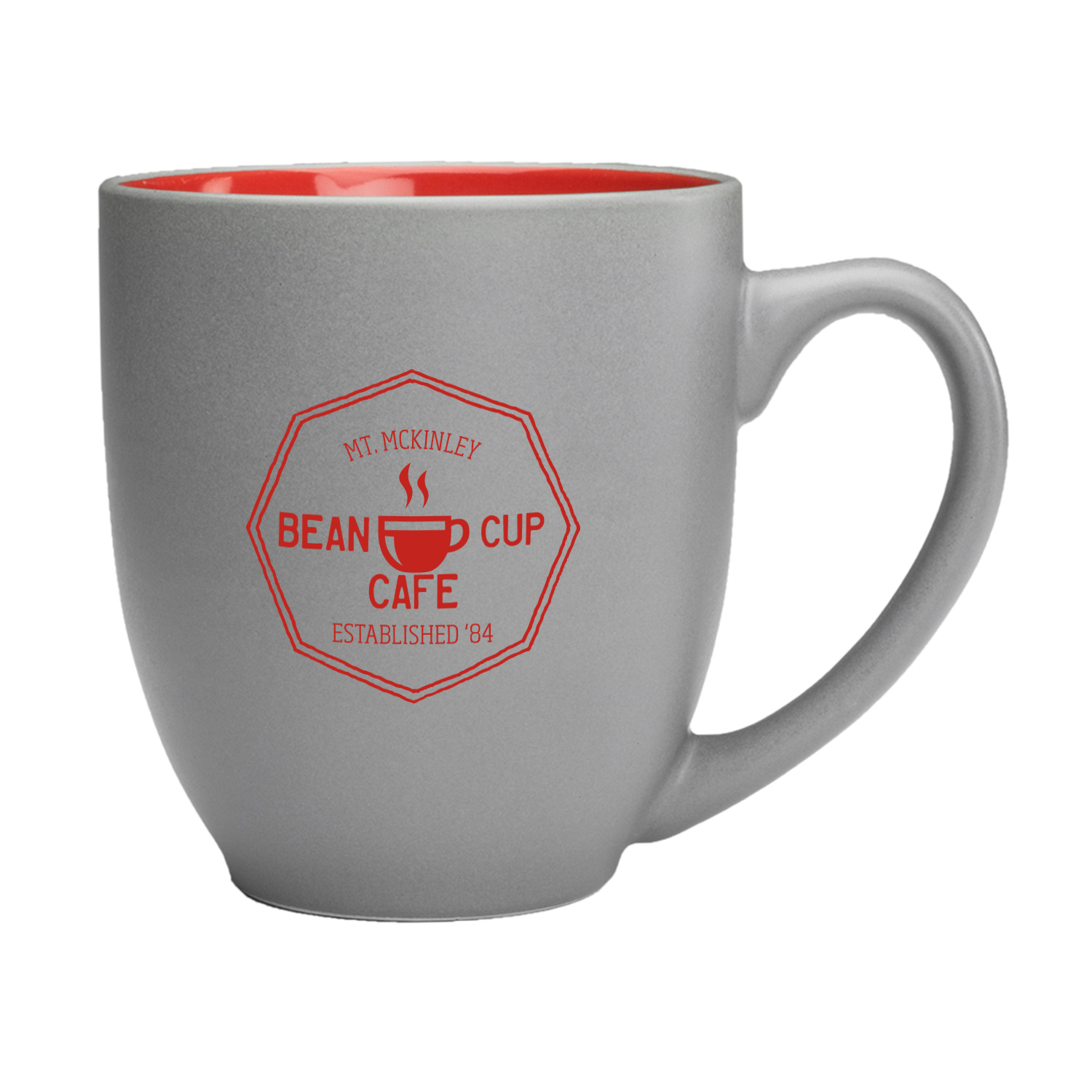 16 oz. Two Tone Ceramic Mug (1 Color Imprint) 2