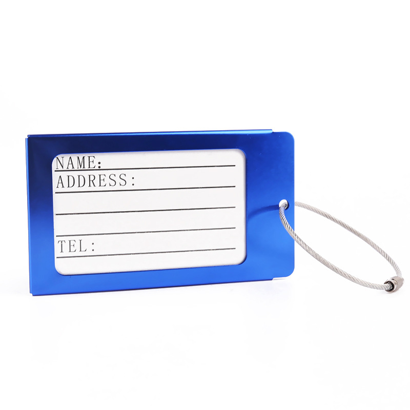 Aluminum Metal Travel ID Identifier Tag 5