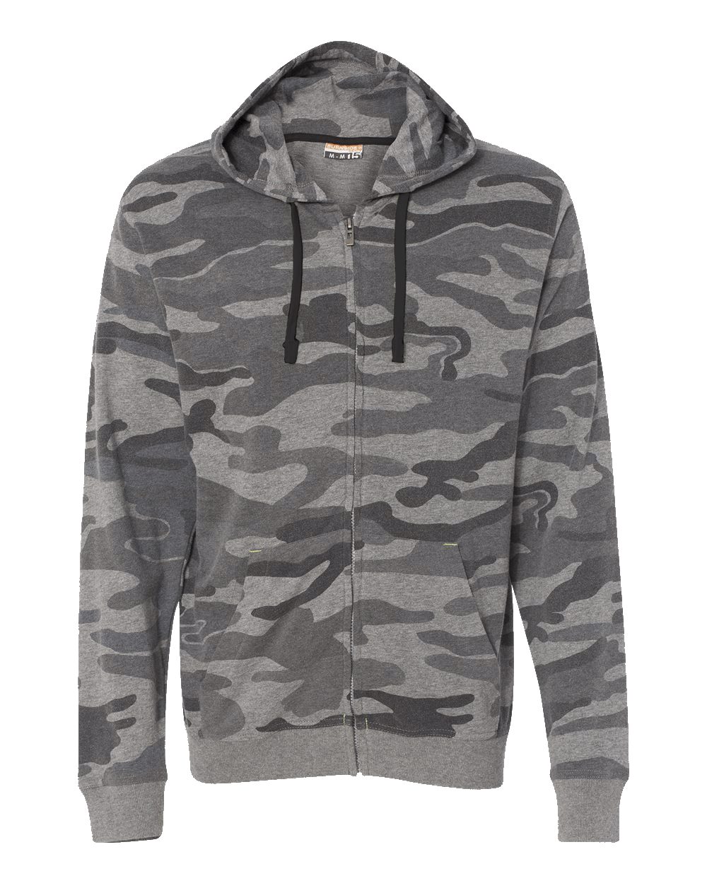 Camo Full-Zip Hooded Sweatshirt 8615