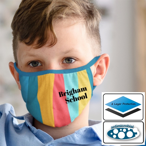 Kids' 2-Ply PolyCotton Reusable Face Mask 4