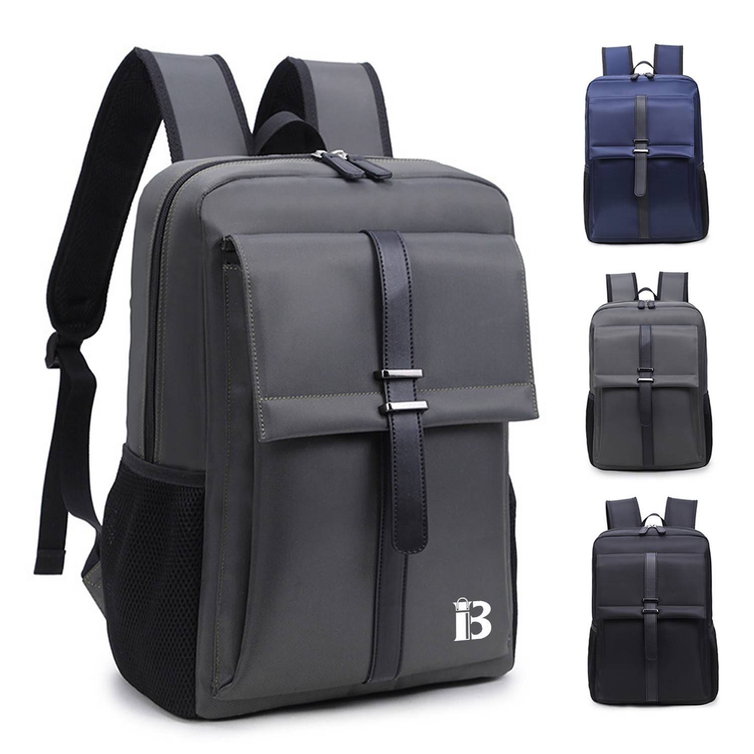 Nylon Water Resistant College Backpack 2