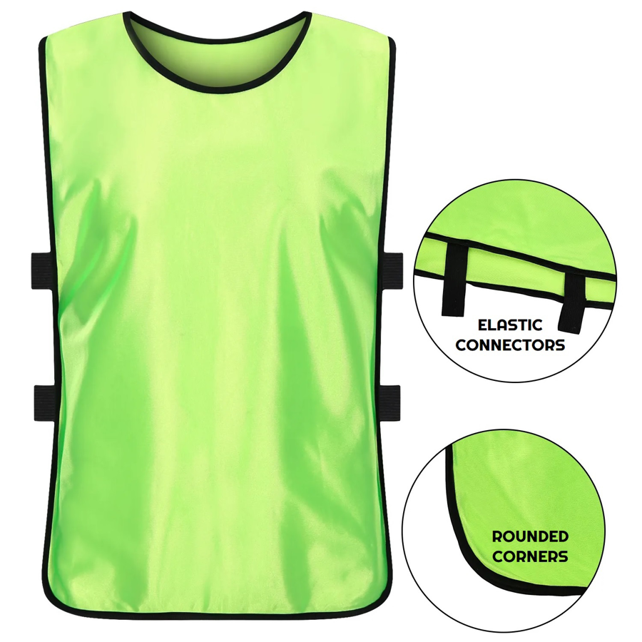 Adult & Kids' Polyester Training Pinnie with Elastic Side