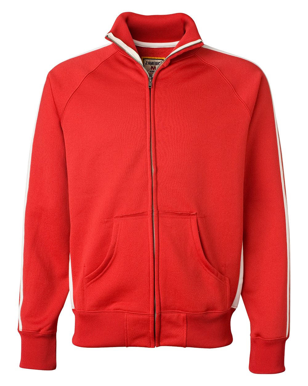 Men's Vintage Polyester Fleece Track Jacket - 8858 2