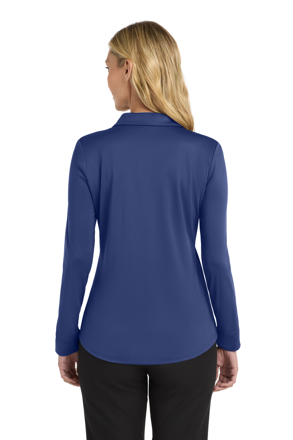Port Authority Women's Silk Touch Performance Long Sleeve Polo. L540LS 36