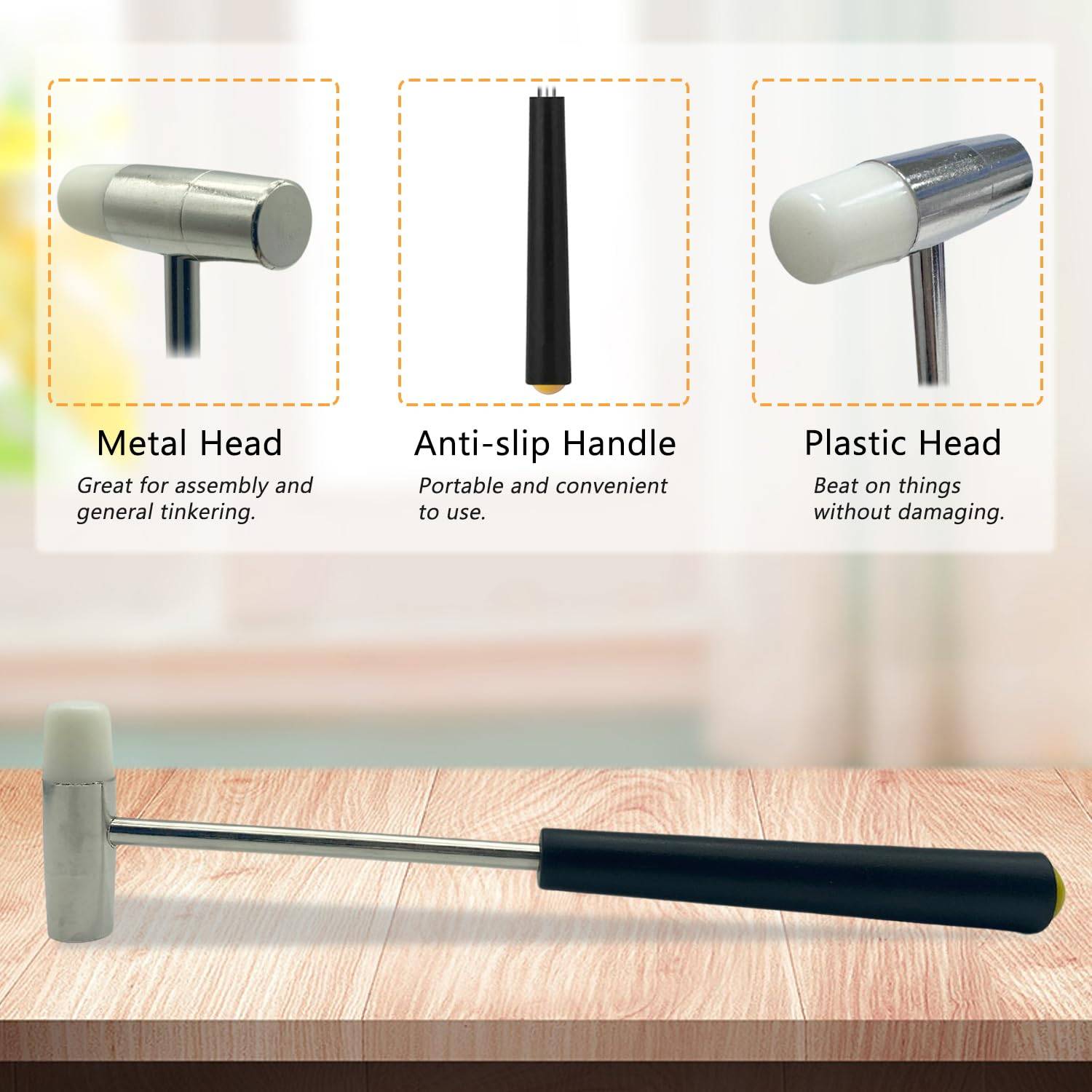 Metal Mini Handmade DIY Double Head Watch Hammer 3