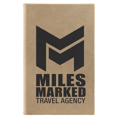 Laser Engraved Leatherette Journal Lined Pages (5 1/4" x 8 1/4")