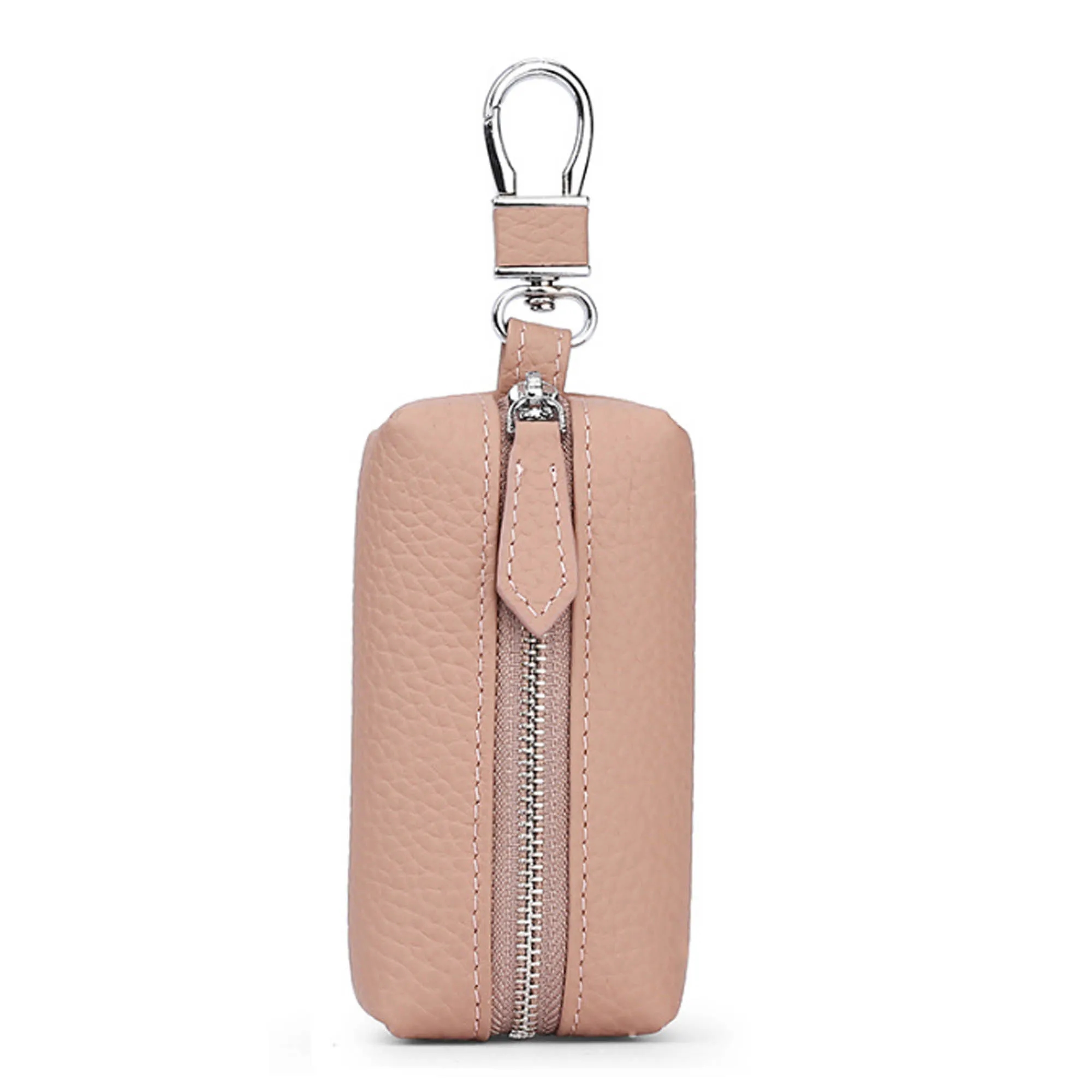 Leather Car Key Holder with Clip 7