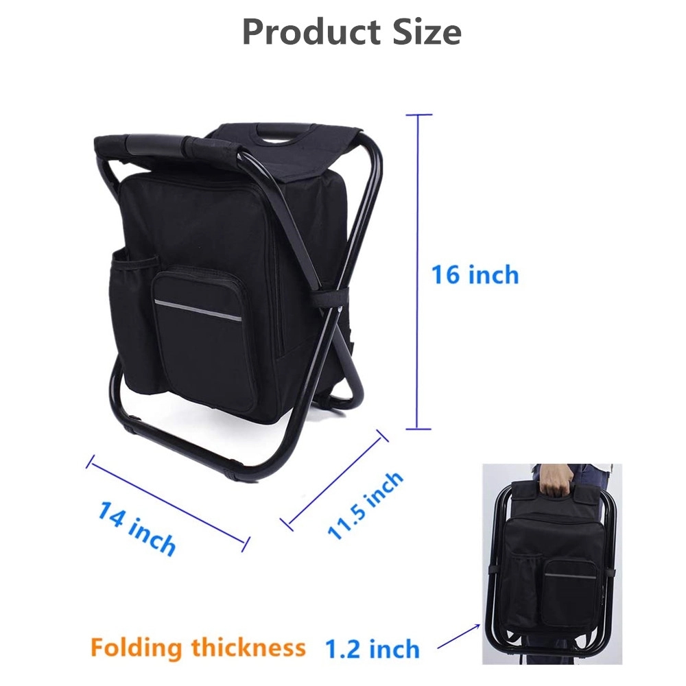 Foldable Backpack Cooler Stool 3